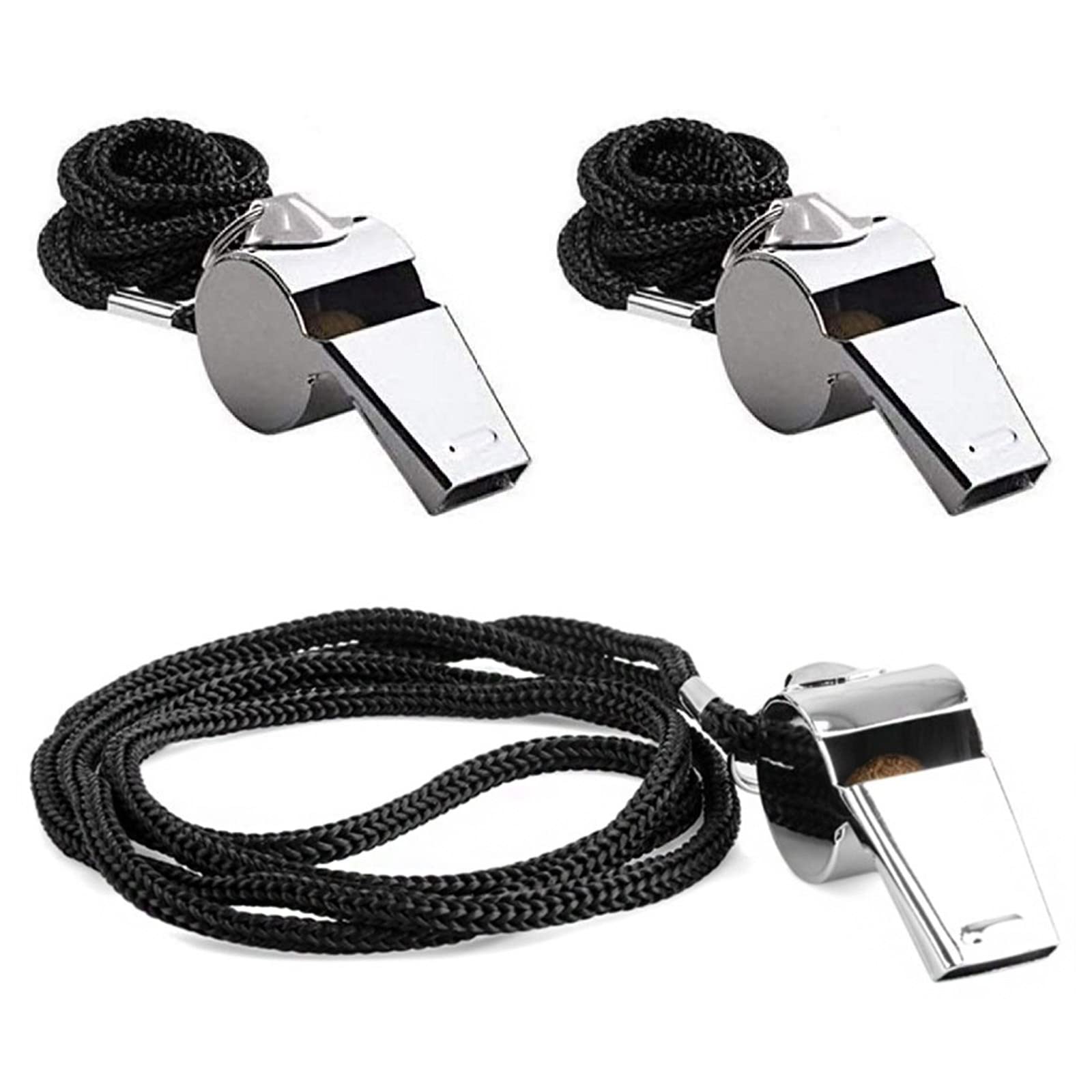 Amazon | BTtime ホイッスル ステンレス製 笛 金属ホイッスル